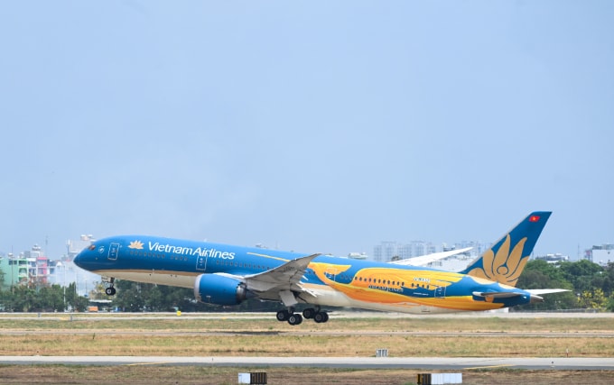 Tàu bay của Vietnam Airlines. Ảnh: Vietnam Airlines