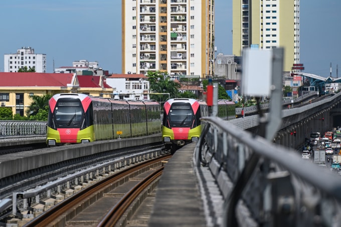 Metro Nhổn - Ga Hà Nội năm 2024. Ảnh: Giang Huy