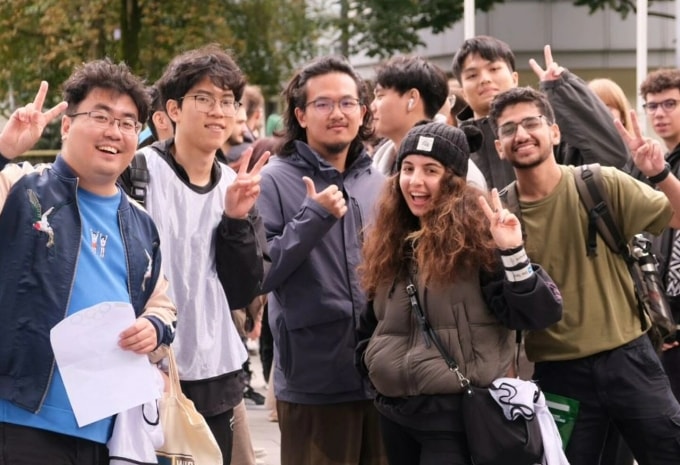 Sinh viên Đại học RWTH Aachen, Đức. Ảnh: RWTH Aachen University.