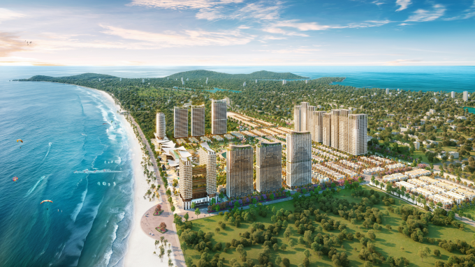 Blanca City nằm trên đường 3/2, kết nối Bãi Sau và trung tâm Vũng Tàu (cũ). Ảnh: Sun Group