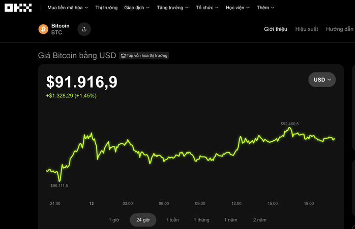 Thị trường tiền số hôm nay, 13-1: Bitcoin quay lại đường đua lớn - Ảnh 1.