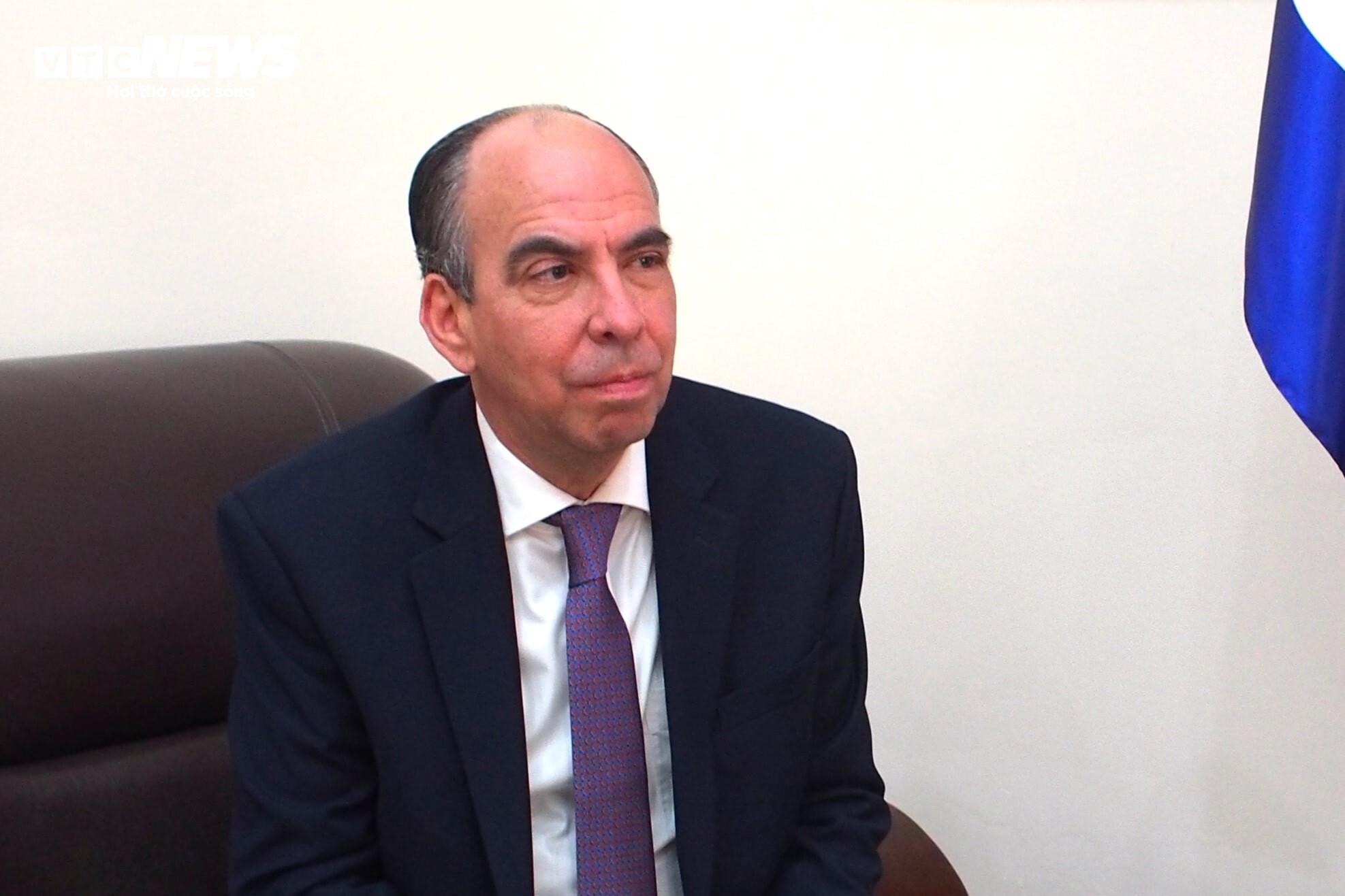 Đại sứ Cuba tại Việt Nam Rogelio Polanco Fuentes. (Ảnh: Khánh Ly)