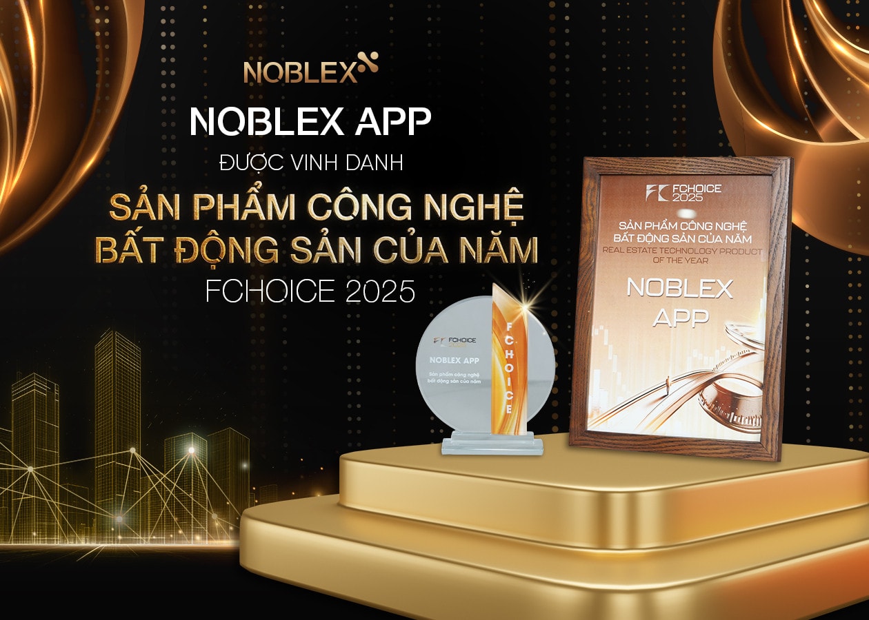 NOBLEX App của Sunshine Group được vinh danh “Sản phẩm Công nghệ Bất động sản của năm” tại FChoice 2025.