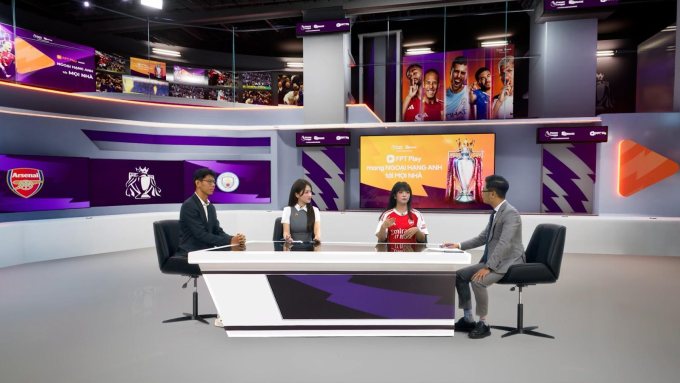 FPT Play thử nghiệm việc đưa người hâm mộ lên sóng trực tiếp ở một số trận đấu có câu lạc bộ được quan tâm. Ảnh: FPT Play