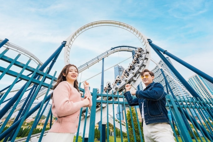 Sun World Ha Long - một trong nhiều tiện ích thu hút du khách đến với Bãi Cháy. Ảnh: Ánh Dương