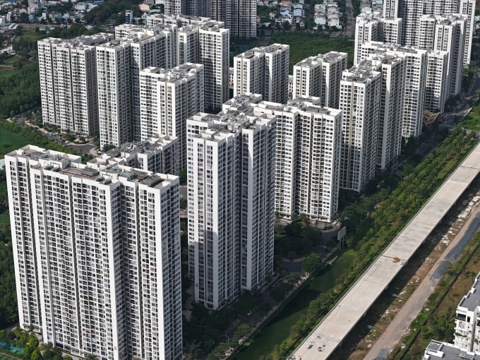 Bất động sản khu Đông TP HCM với dự án căn hộ chung cư, tháng 12/2025. Ảnh: Quỳnh Trần