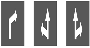 Vạch 9.3 Vạch mũi tên chỉ hướng trên mặt đường.