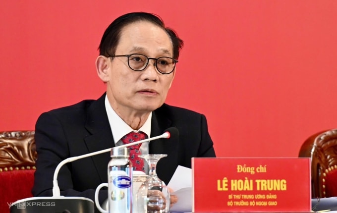 Bộ trưởng Ngoại giao Lê Hoài Trung. Ảnh: Giang Huy