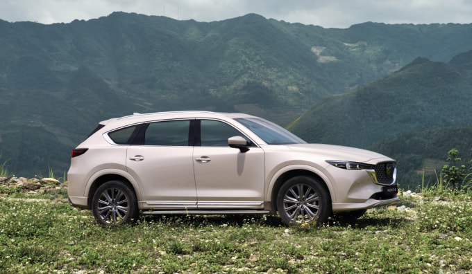 Thiết kế CX-8 ở phân khúc xe 7 chỗ. Ảnh: Mazda