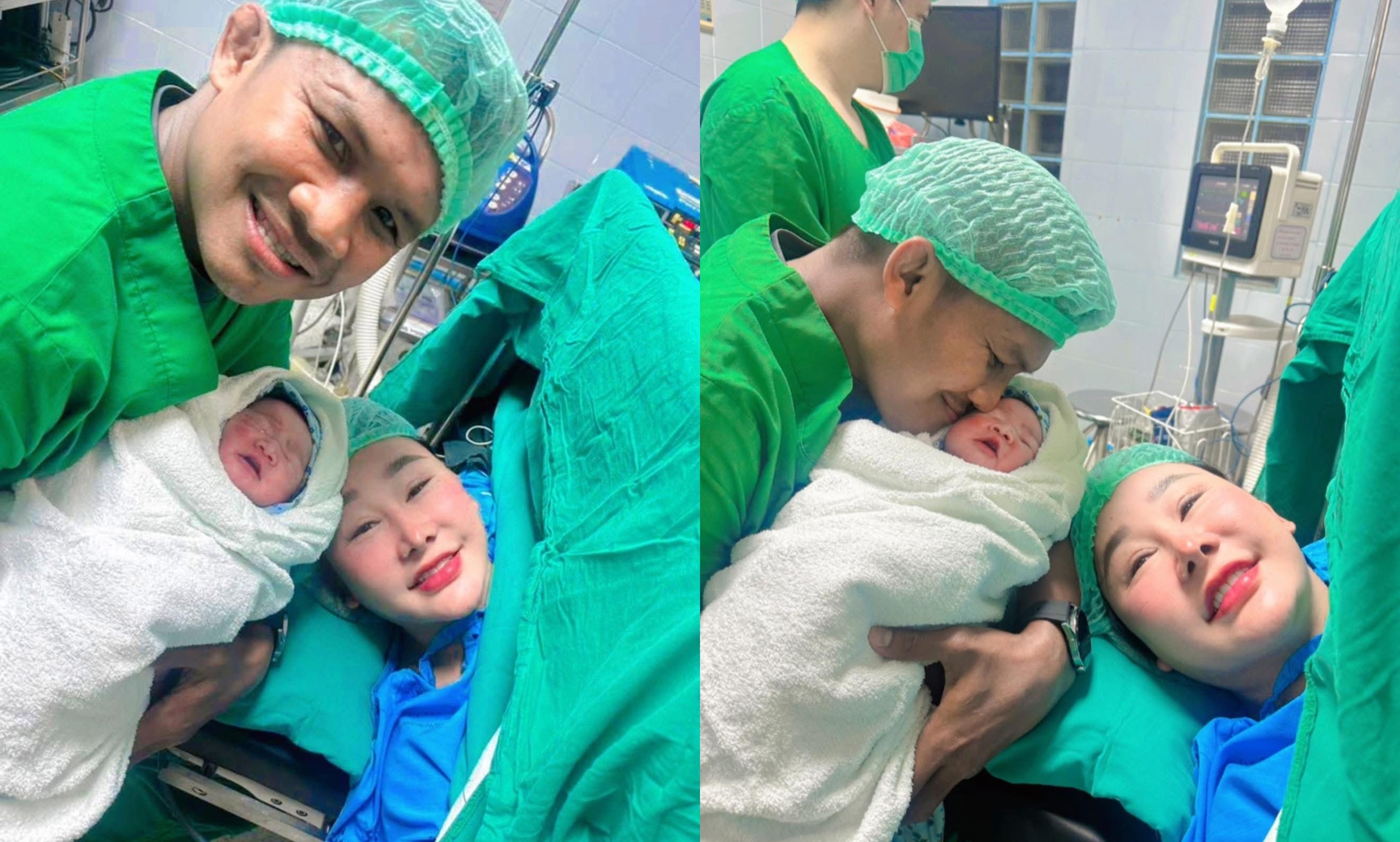 Buakaw Banchamek khoe đứa con thứ ba của mình