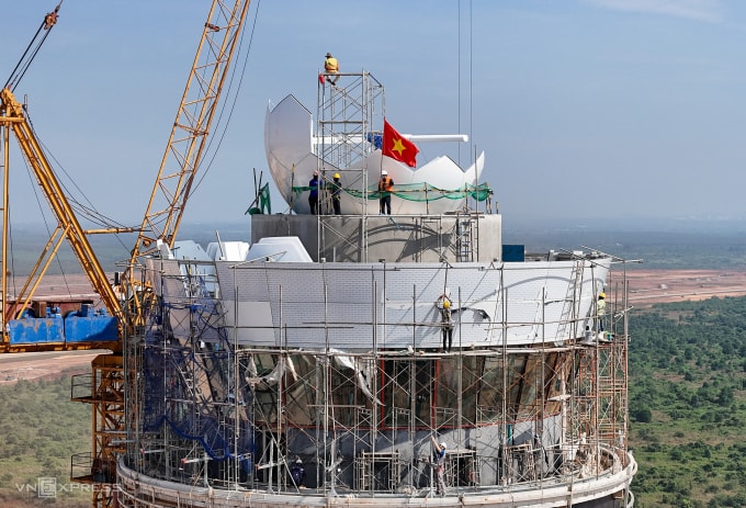 Công trường thi công sân bay Long Thành. Ảnh: Quỳnh Trần