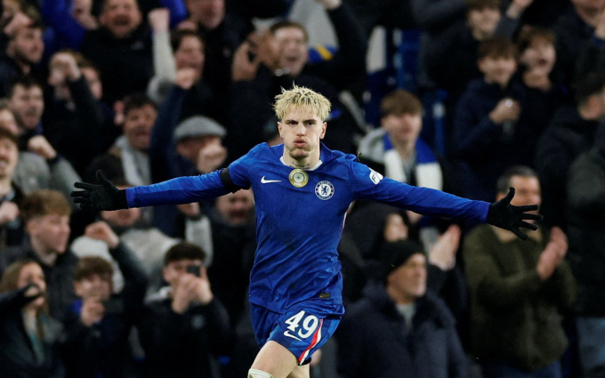 Alejandro Garnacho tỏa sáng với cú đúp. Ảnh: Reuters