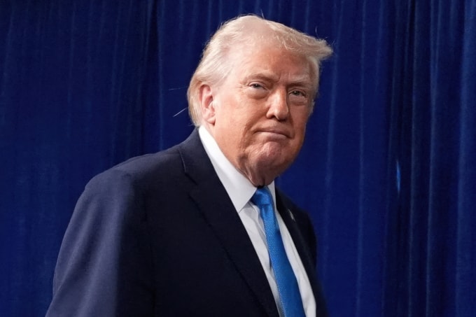 Tổng thống Mỹ Donald Trump tại Mar-a-Lago, bang Florida ngày 3/1. Ảnh: AP