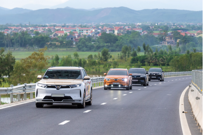 Các dòng xe điện VinFast tại Việt Nam. Ảnh: VinFast