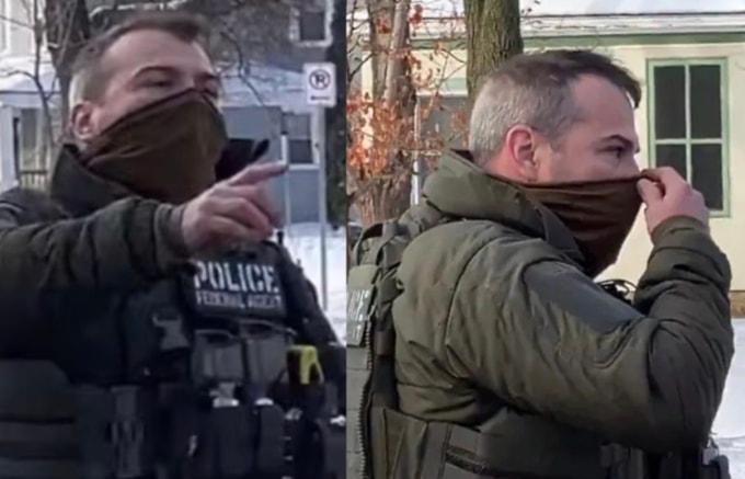 Đặc vụ ICE Jonathan Ross tại Minneapolis, bang Minnesota. Ảnh: ABC News