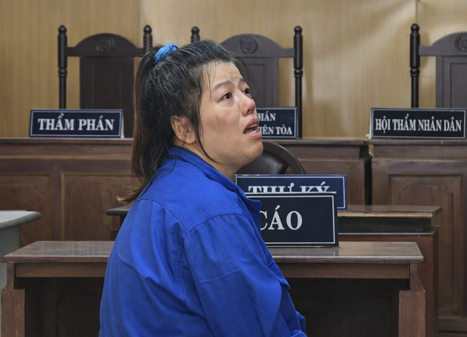 Bị cáo Trương Thanh Minh tại tòa hôm nay. Ảnh: Bình Nguyên