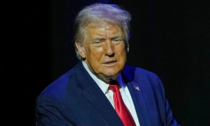 Tổng thống Mỹ Donald Trump tại Detriot, Michigan hôm 13/1. Ảnh: AP