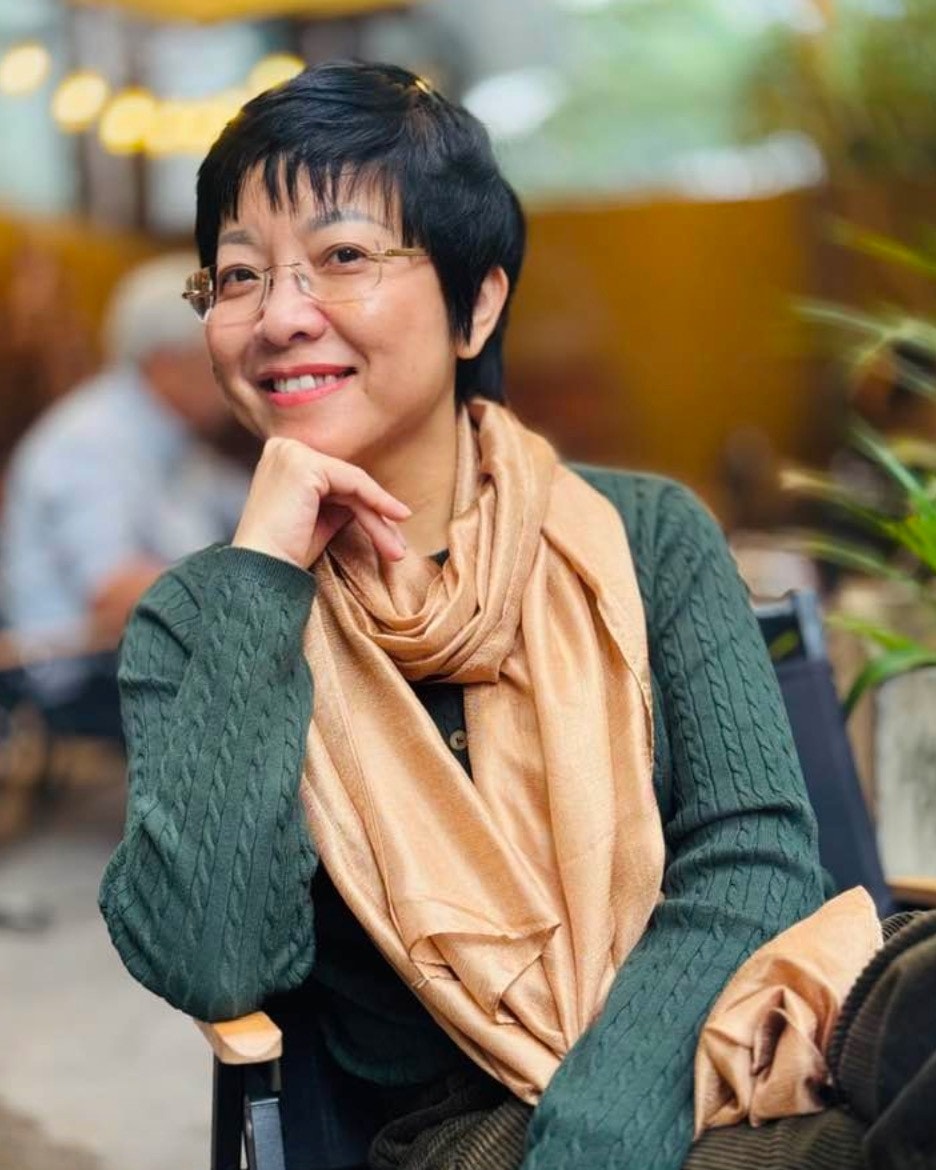 MC Thảo Vân hài lòng với cuộc sống hiện tại.