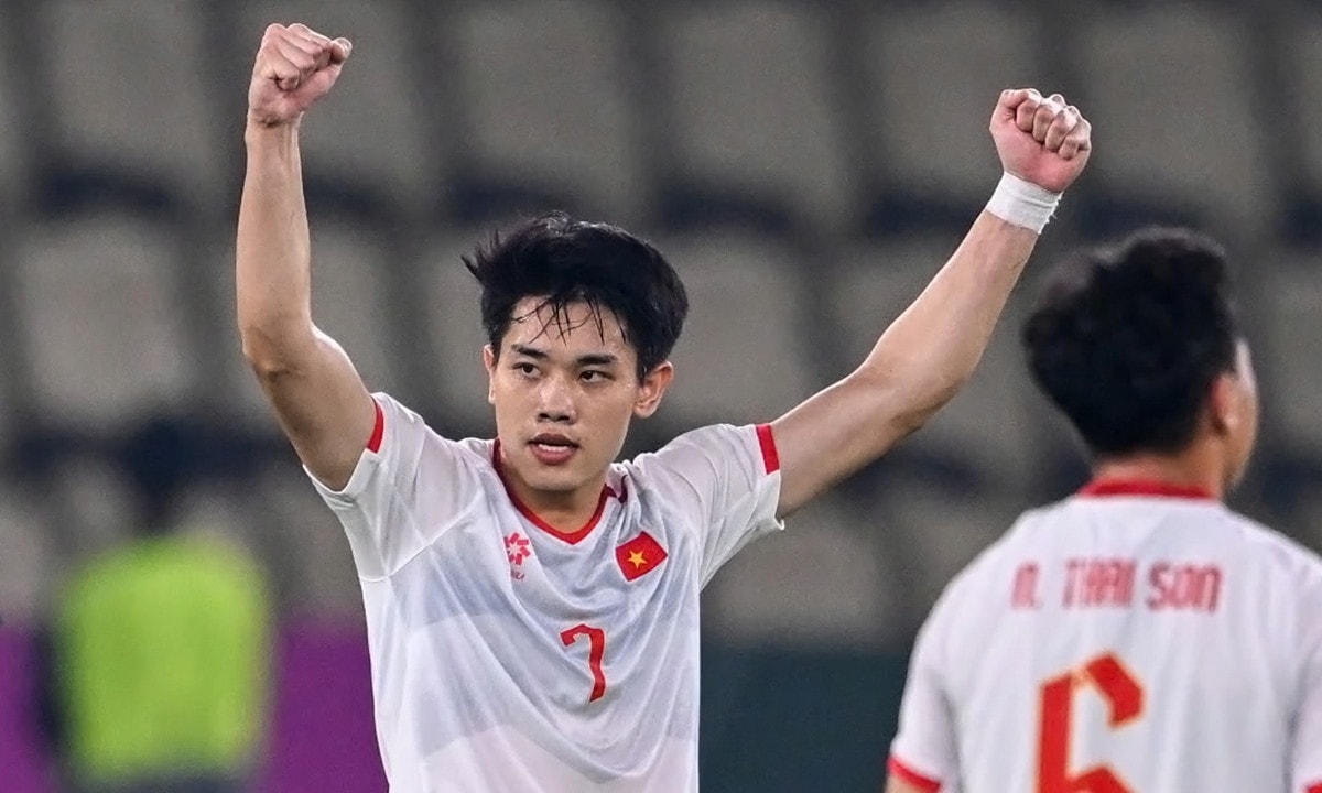 U23 Việt Nam đứng đầu bảng A với thành tích toàn thắng.