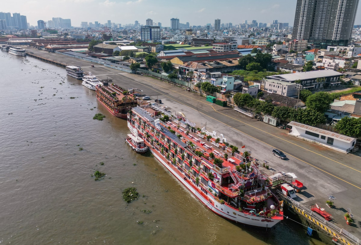 Khu vực cảng Bến Nhà Rồng - Khánh Hội. Ảnh: Quỳnh Trần
