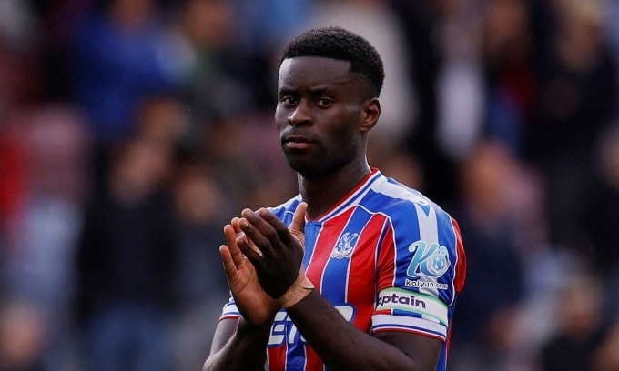 Trung vệ Marc Guehi sau trận Crystal Palace gặp Sunderland trên sân Sulhurst Park, thành phố London, Vương quốc Anh ngày 13/9/2025. Ảnh: Reuters