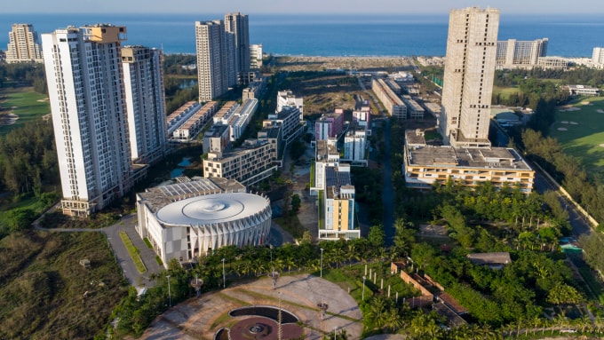 Tổ hợp nghỉ dưỡng và giải trí Cocobay Đà Nẵng. Ảnh: Văn Đông