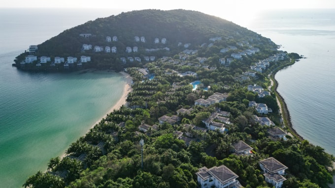 Khu nghỉ dưỡng du lịch ở nam đảo Phú Quốc, tháng 12/2025. Ảnh: Thành Nguyễn