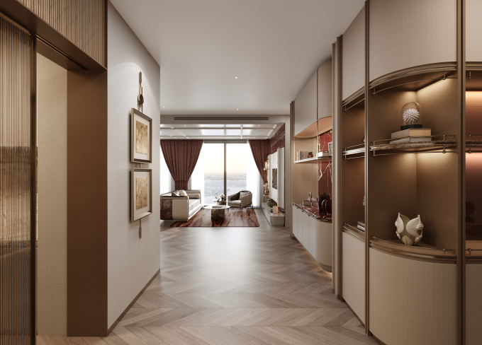 Thiết kế ưu tiên đưa ánh sáng tự nhiên vào căn hộ. Ảnh: CĐT