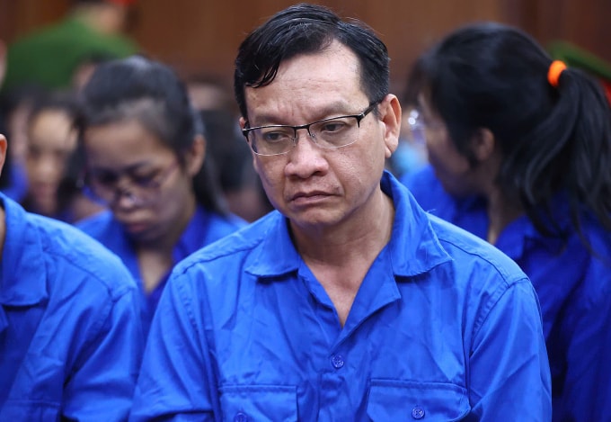 Bị cáo Đoàn Hữu Lượng tại tòa sáng nay. Ảnh: Quỳnh Trần