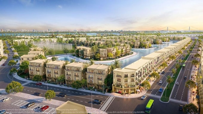 Nhà phố song diện Vũ Yên sở hữu hai mặt tiền. Ảnh: Vinhomes