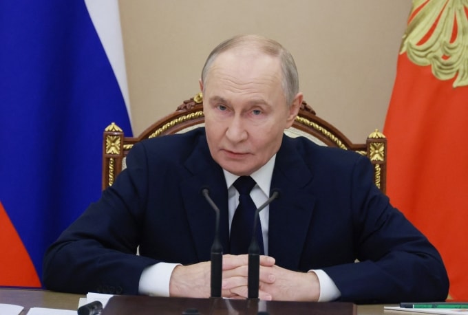 Tổng thống Nga Vladimir Putin tại Moskva hồi tháng 12/2025. Ảnh: AFP