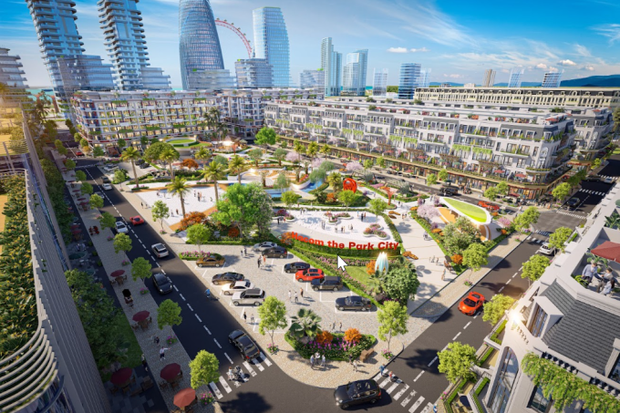 Phối cảnh tiện ích công viên tại dự án. Ảnh: Bình Sơn Ocean Park