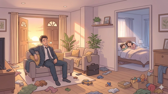 Chán vợ vì em không chịu đi làm, lười dọn dẹp nhà cửa