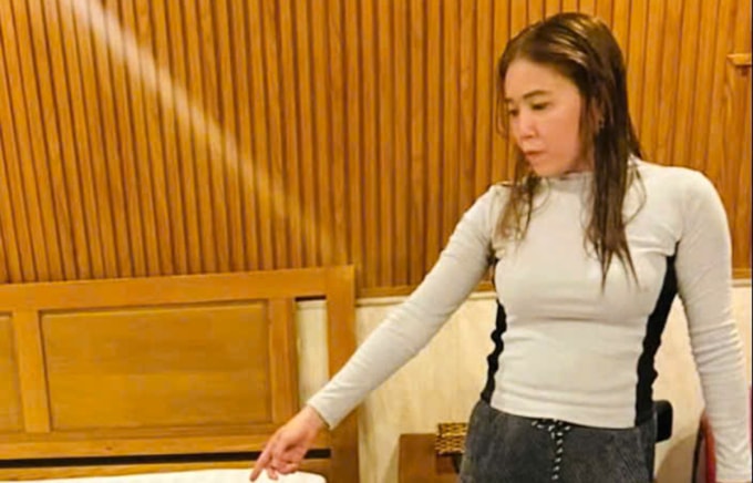 Người phụ nữ gây án bị bắt ở khách sạn. Ảnh: Công an TP HCM