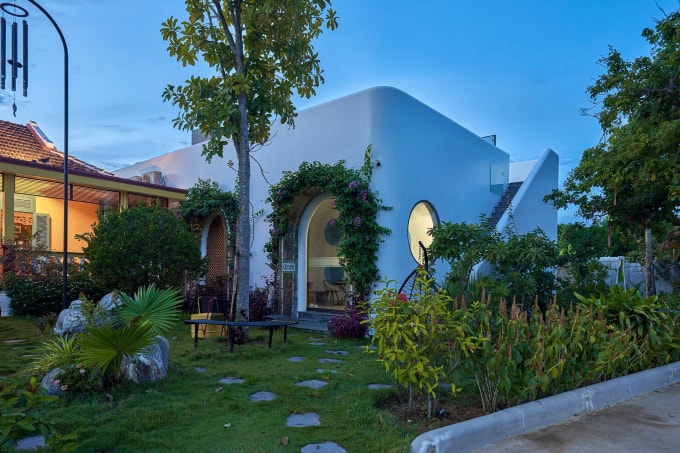 Một góc second home của anh Truyền ở Quảng Ngãi. Ảnh: Phạm Thanh Truyền