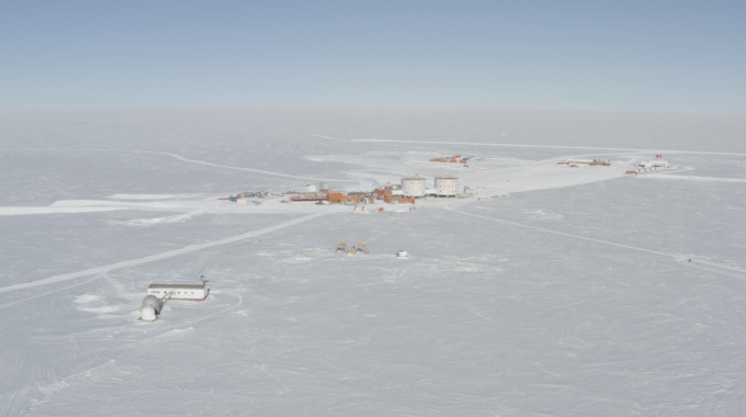 Trạm nghiên cứu Concordia ở châu Nam Cực. Ảnh: Quỹ Ice Memory