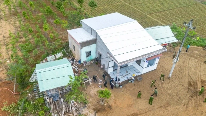 Căn nhà của người dân vùng lũ xã Thượng Đức, Đà Nẵng được xây mới. Ảnh: Ngọc Trường