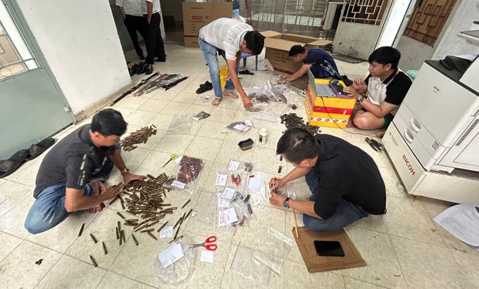 Tang vật cảnh sát thu giữ. Ảnh: Công an TP HCM