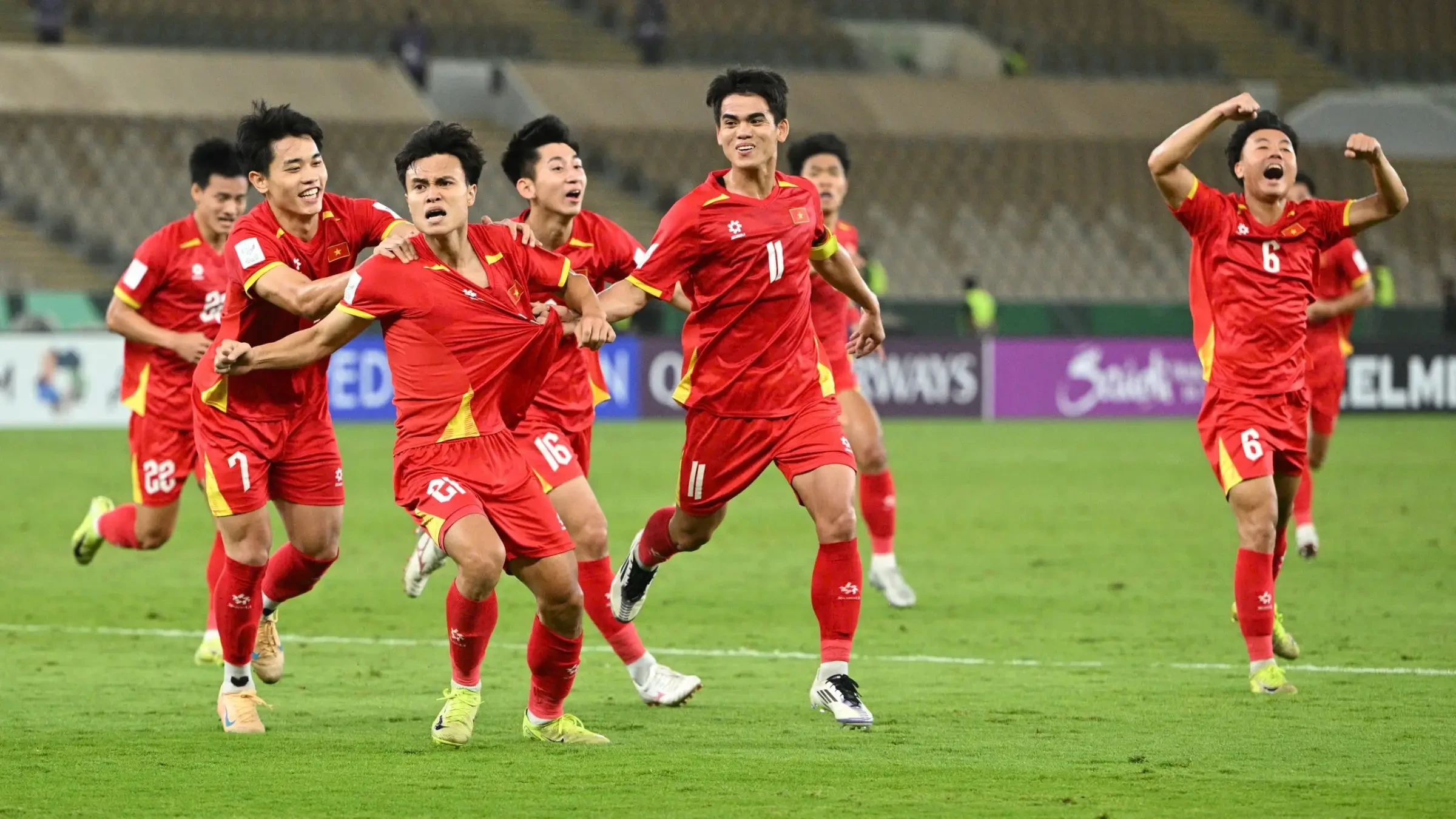 Bàn thắng của Phạm Minh Phúc ở tứ kết U23 châu Á 2026