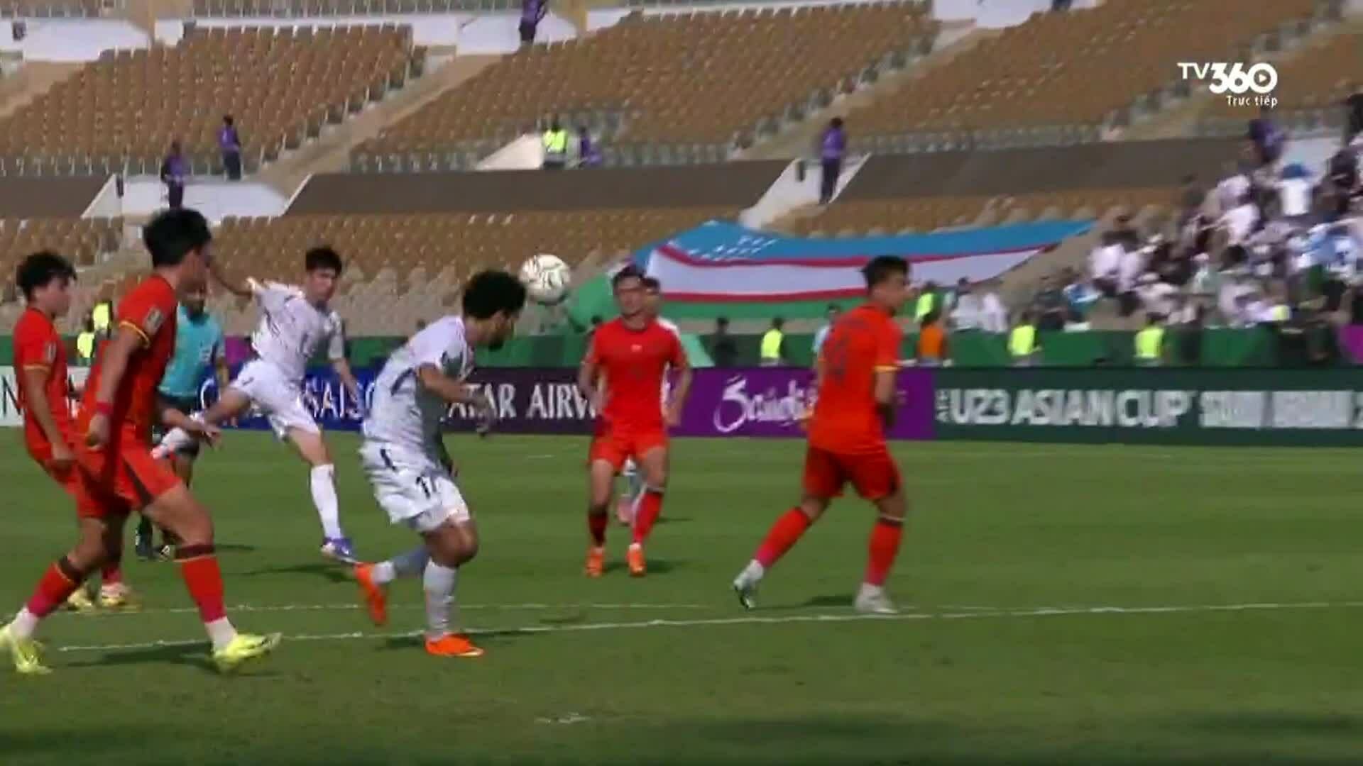 Trung Quốc 0-0 Uzbekistan (pen 4-2)