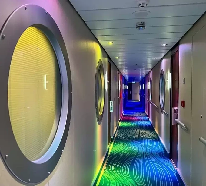 Phòng cuối tàu không phải là vị trí đẹp. Ảnh: Mack