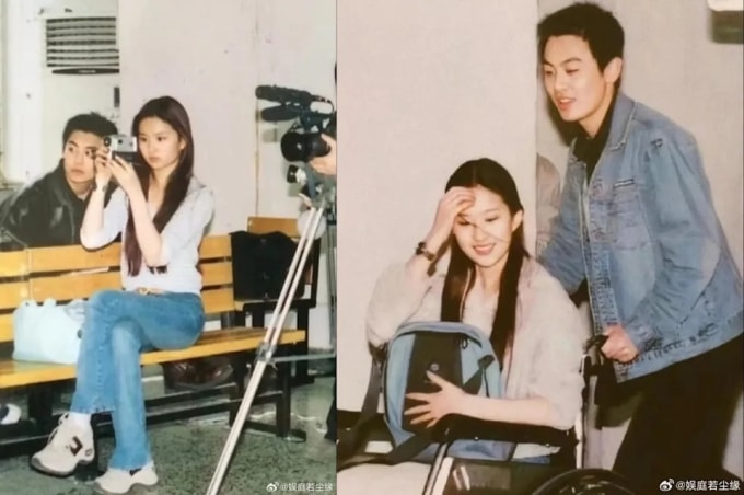 Bạn thân Zhu Yawen chăm sóc Lưu Diệc Phi khi cô bị thương. Ảnh: Sina