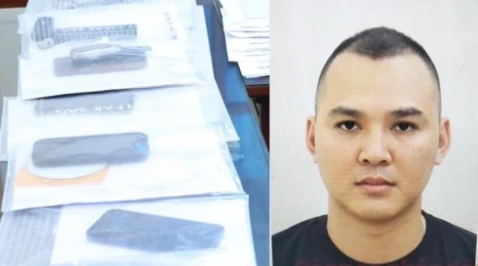 Nghi can Nguyễn Huy Việt hiện bỏ trốn. Ảnh Công an cung cấp