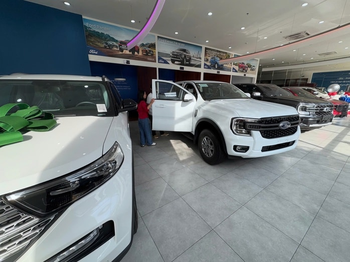 Xe bán tải sôi động trước sóng tăng giá - Ảnh 1.