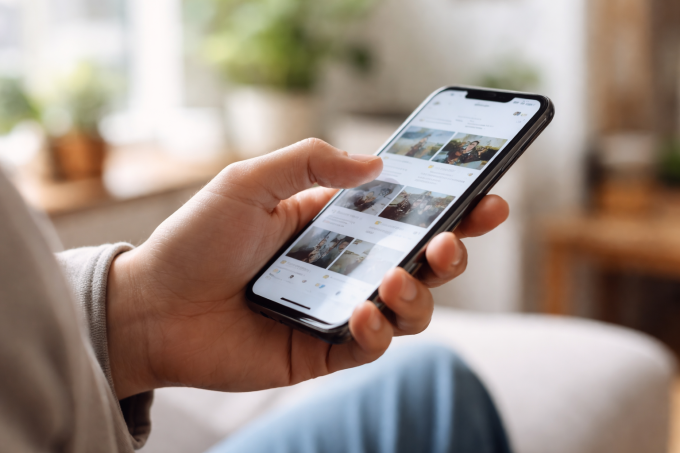 Điện thoại di động có thể có vi khuẩn nếu không vệ sinh đúng cách. Ảnh tạo bởi AI