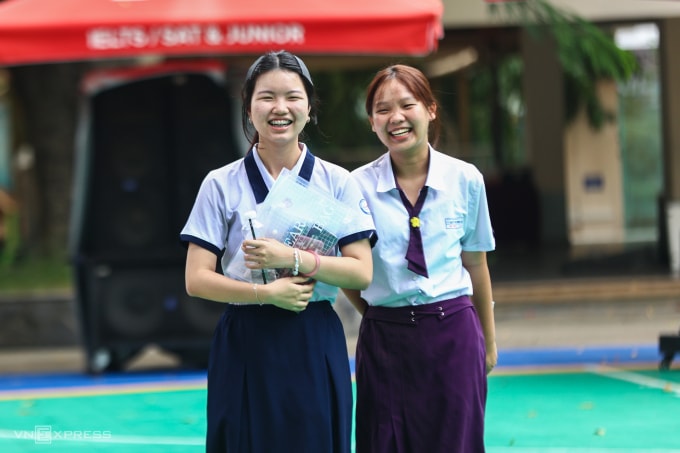 Thí sinh TP HCM thi tốt nghiệp THPT 2025. Ảnh: Quỳnh Trần