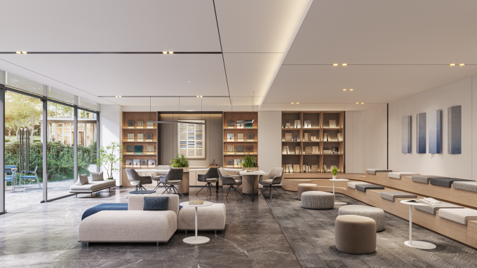 Hệ tiện ích nội khu đáp ứng nhu cầu sống, làm việc, giải trí trong cùng một không gian. Ảnh: Masterise Homes