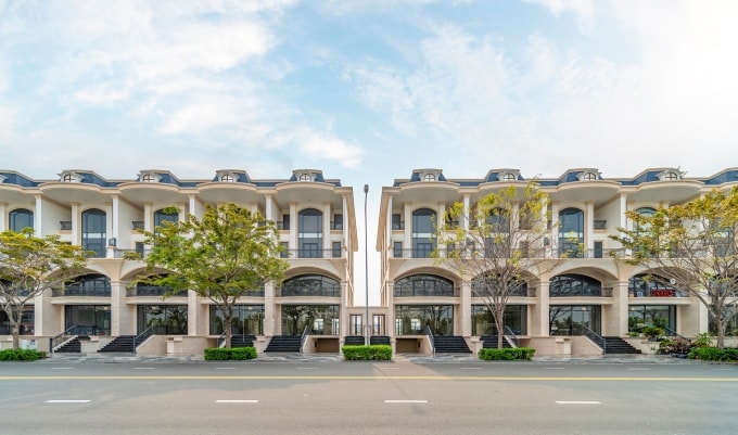 Nhà phố, shophouse tại Van Phuc City với ưu đãi lên đến 28%. Ảnh: VPG