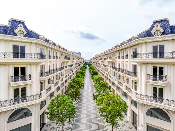 Các sản phẩm tại Van Phuc City đáp ứng 3 yếu tố gồm ở, kinh doanh, cho thuê. Ảnh: VPG