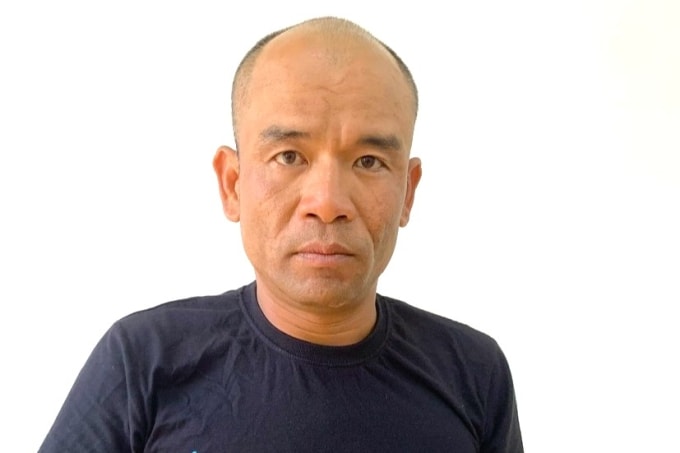 Tài xế Trần Minh Hoàng tại cơ quan điều tra. Ảnh: Tư Đức